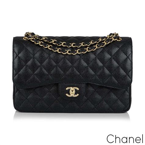 black chanel caviar